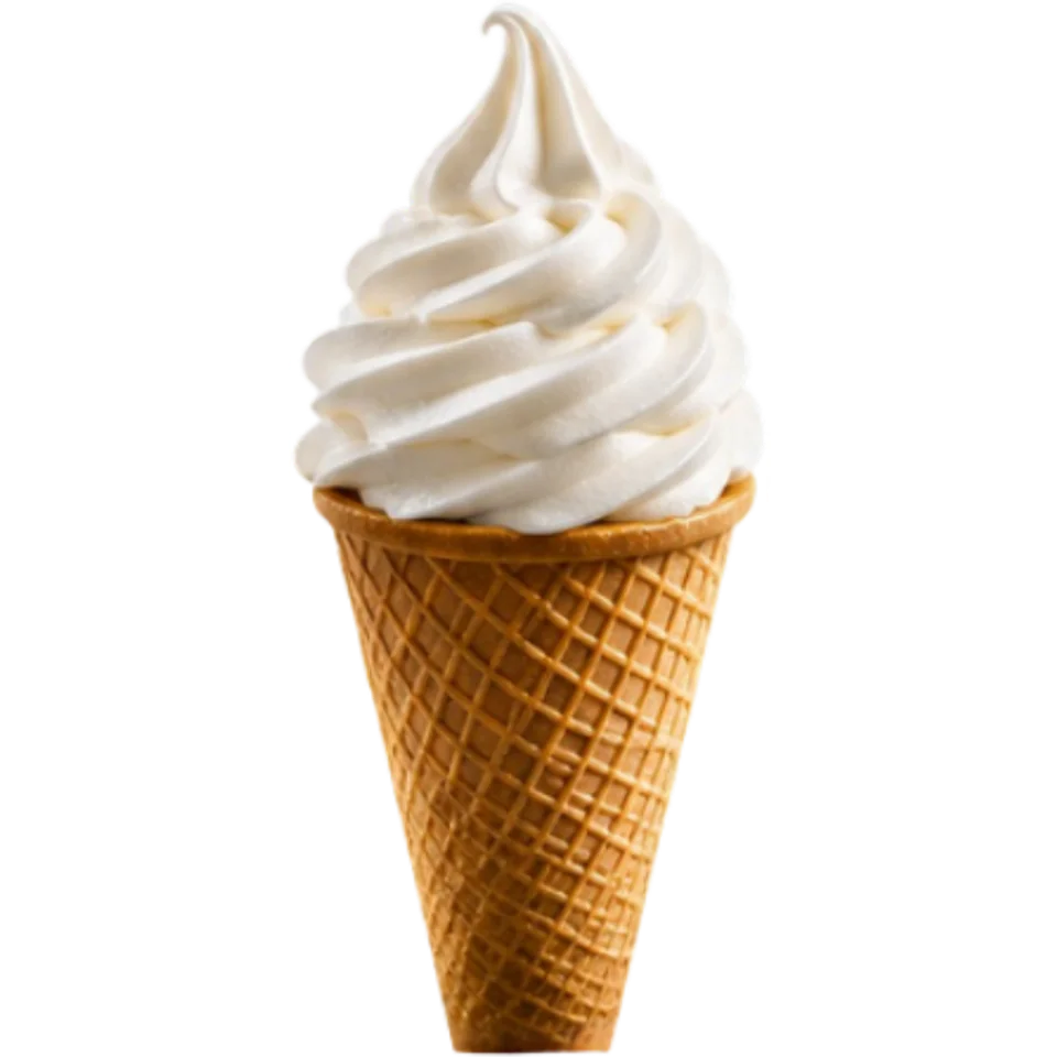 Soft serve cone